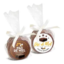 1000 R贸tulos Adesivos Personalizadas P茫o De Mel 4x4cm Cor Personalizado Foto mini 3