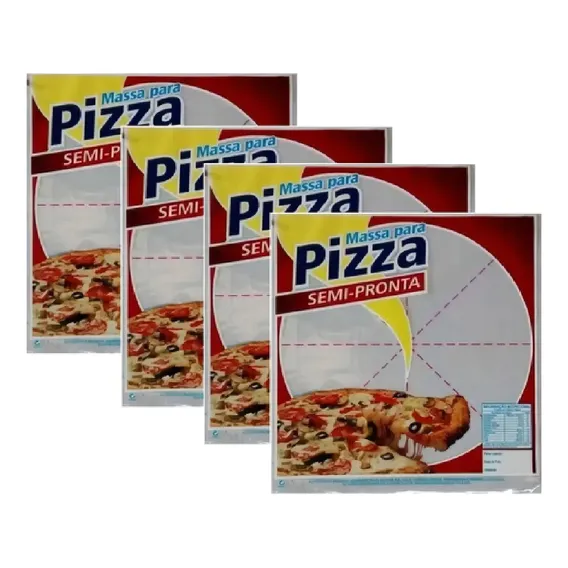 1000 Saco Impresso Para Pizza Estampado Plástico (1pct) Foto 1
