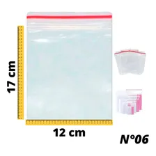 1000 Sacos Zip Lock 12x17 HermetÃco Saquinho Transparente Foto mini 1