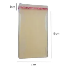 1000 Und Saco Plástico Transparente 9x13 Auto Adesivo Foto mini  3
