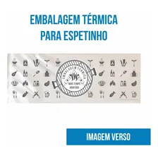 1000 Unid Embalagem Térmica Espetinho Churrasquinho Saquinho Foto mini  3