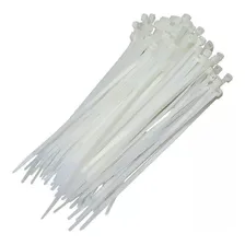 10000pcs Abraçadeira Em Nylon Branca 3x100mm Tire Up Pacote Cor Branco Foto mini 4