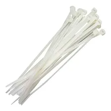 10000pcs Abraçadeira Em Nylon Branca 3x100mm Tire Up Pacote Cor Branco Foto mini 2