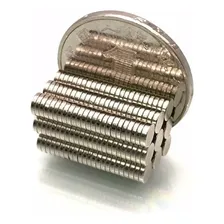 1.000pcs. Imã De NeodÃmio 4x1 Redondo Pequeno 4mm X 1mm N35 Foto mini 4