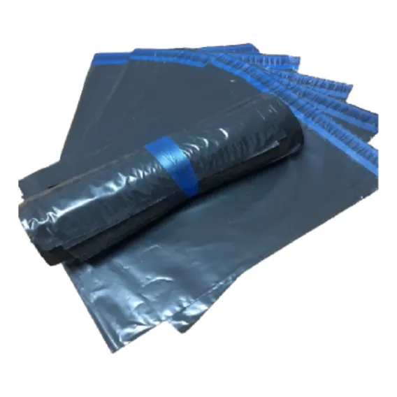 1000un Envelopes Correios Plásticos 13x25cm Segurança Cinza Foto 1