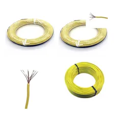 100m Cabinho Flexivel 22awg = 0,30mm Amarelo Foto mini  3
