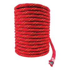 100m Corda Semi Estatica 10,5mm Rapel Escalada Montanhismo Cor Vermelho Foto  mini 1