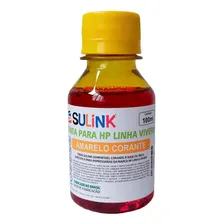 100ml Tinta Para Hp Linha Vivera - Amarelo Corante Foto mini 1
