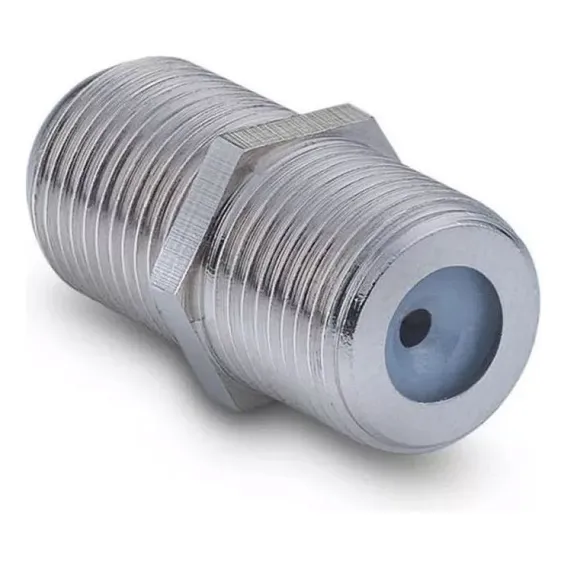 100pcs Emenda F Femea Femea Coaxial Rg59 Rg6 Cabo Conector Foto 1