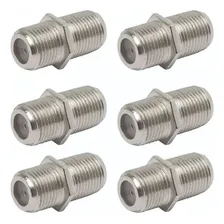 100pcs Emenda F Femea Femea Coaxial Rg59 Rg6 Cabo Conector Foto mini 2