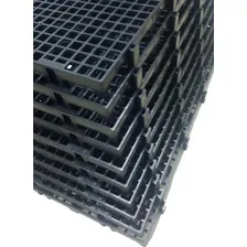 100pçs Estrado 25x50cm Pallet Palete Estrado Plástico Preto Foto mini 2
