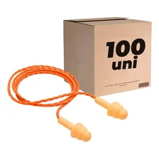 100un Protetor Auricular 3m Pomp Plus Ouvido Plug Silicone Foto  mini 1