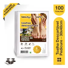 100un Toalha Descartável Pedicure Profissional 30x40cm Safex Foto mini  2