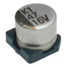 (100x) Capacitor Eletrolítico Smd 47uf 16v 6,3x5,5mm Foto  mini 1