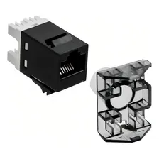 100x Conector Keystone Cat6 Fêmea Commscope Amp Rj45 Foto  mini 1
