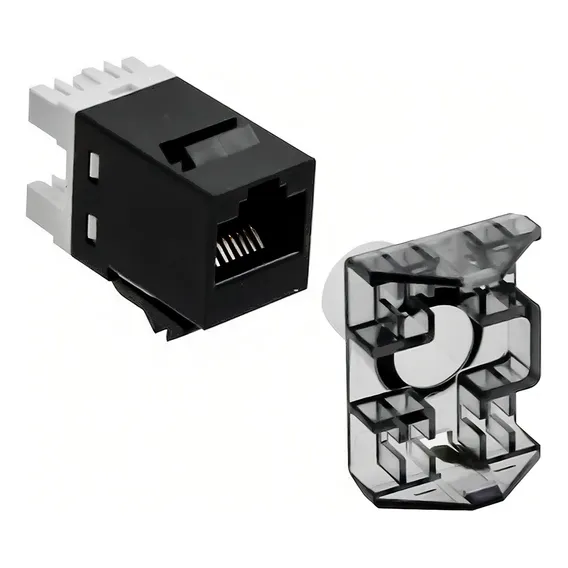 100x Conector Keystone Cat6 Fêmea Commscope Amp Rj45 Foto 1