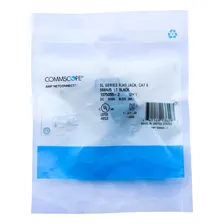 100x Conector Keystone Cat6 Fêmea Commscope Amp Rj45 Foto mini  3
