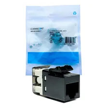 100x Conector Keystone Cat6 Fêmea Commscope Amp Rj45 Foto mini  2