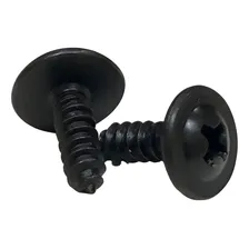 100x Parafuso Preto Philips Flangeado Pequeno 4x13mm Soberbo Foto mini 1