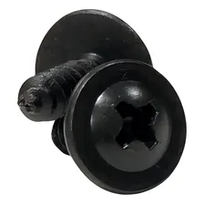 100x Parafuso Preto Philips Flangeado Pequeno 4x13mm Soberbo Foto mini 4