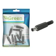 100x Plug P4 Resistente C/ Rabicho Green Foto  mini 1