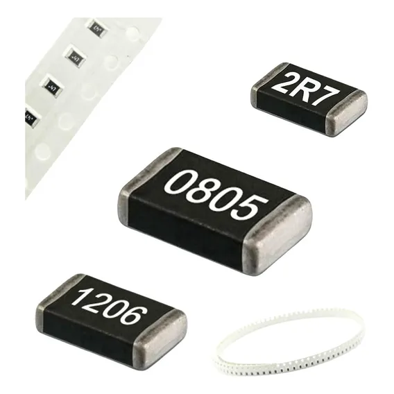 100x Resistor Smd 1k1 1% 0603 Foto 1