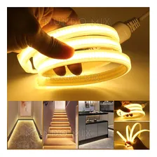 10mts Mangueira Fita Led Cob Ip67 280leds 18w Por Metro Cor Da Luz Branco Quente 3000k Tensão De Operação Escolher 220v Foto mini 4