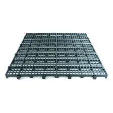 10pc Pallet Estrado Plastico Preto 25x50x2,5cm Piso Plástico Foto mini 2