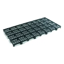 10pc Pallet Estrado Plastico Preto 25x50x2,5cm Piso Plástico Foto mini 1