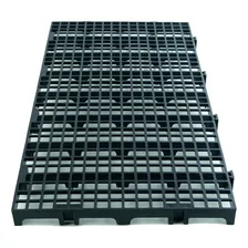 10pc Pallet Estrado Plastico Preto 25x50x2,5cm Piso Plástico Foto mini 3