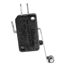10pcs Chave Micro Switch Fim De Curso Haste 29mm Com Roldana Cor Preto Foto mini 3