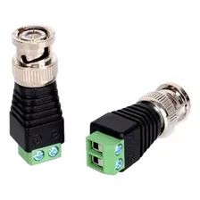 10pcs Conector Bnc Macho Com Borne Cftv Cameras Dvr Foto mini 1