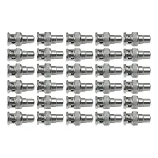 10pcs Conector Bnc Macho Rca Femea Cftv Tv Camera Adaptador Foto mini 2