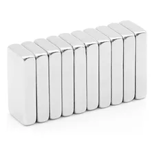 10pcs. Imã De Neodimio Retangular 20x10x4mm - N35 Foto mini 3