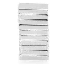 10pcs. Imã De Neodimio Retangular 20x10x4mm - N35 Foto mini 4