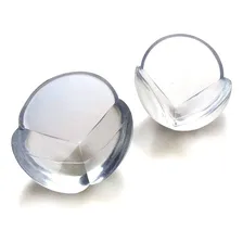 10pcs. Protetores De Quinas E Cantos De Silicone C/ Adesivo Cor Transparente Foto mini 2