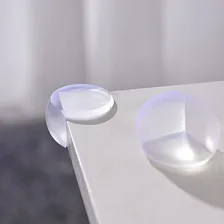 10pcs. Protetores De Quinas E Cantos De Silicone C/ Adesivo Cor Transparente Foto mini 3