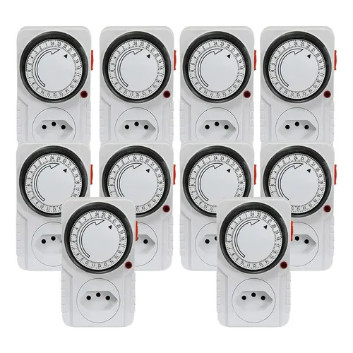 10pcs Timer Temporizador Analógico 110/220v Progamável Foto 1