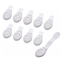 10pcs. Trava Protetora Bebê Para Gavetas Portas De Armário Foto mini 2