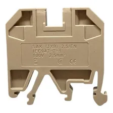 10un - Conector Borne Sak Bege 2.5mm - União Condutores Foto mini 1