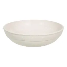 10un Saladeira Redonda 25cm Tigela 2,4 Litros Bege Foto mini 2
