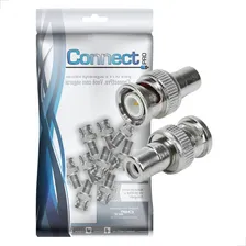 10x Adaptador Conector Bnc Macho Para Rca FĂȘmea Cftv Connect Foto mini 1