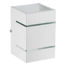 10x Arandela 2 Focos 2 Frisos Efeito Externa Parede Mf161 Cor Branco Foto mini 4