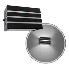 10x Arandela Frisada Luminária Efeito Parede Externa St548 Estrutura St548-pt-vcf 127/220v Foto mini 4