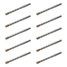 10x Brocas Sds Plus Videa Cruzada 10mm X 160mm Engate Rápido Foto mini 1