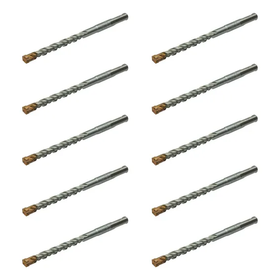10x Brocas Sds Plus Videa Cruzada 10mm X 160mm Engate Rápido Foto 1