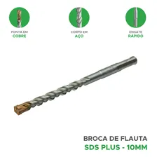 10x Brocas Sds Plus Videa Cruzada 10mm X 160mm Engate Rápido Foto mini 4