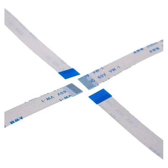 10x Cabo Flat 9 Vias X 10cm - Passo De 1,25mm - Invertido Foto 1