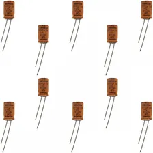 10x Capacitor Eletrolitico 1000uf uf10v Siemens Foto mini 1