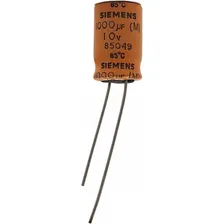 10x Capacitor Eletrolitico 1000uf uf10v Siemens Foto mini 3